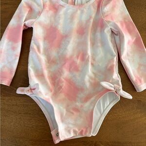 GAP Pink and White Kids Swimsuit